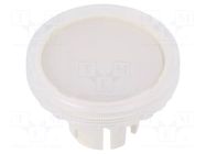 Actuator lens; 22mm; 61; transparent; plastic; Face dim: Ø19.7mm EAO