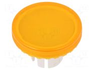 Actuator lens; 22mm; 61; transparent,yellow; plastic; Ø19.7mm EAO