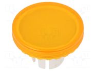 Actuator lens; 22mm; 61; transparent,yellow; plastic EAO
