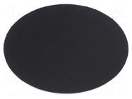 Bracking pad; 123mm; Mounting: bur; Thread: M14 METABO