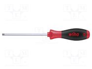 Screwdriver; hex key; HEX 4mm; MagicRing®; SoftFinish® WIHA