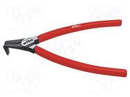 Pliers; for circlip; external; 10÷25mm; Pliers len: 140mm; angular 