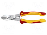 Pliers; side,cutting,insulated; steel; 180mm; 1kVAC; blister WIHA