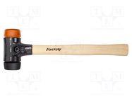 Hammer; 400mm; W: 150mm; 1264g; 60mm; round; wood (hickory) WIHA
