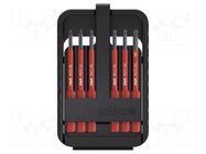 Kit: screwdriver bits; 1kVAC; Torx®; 75mm; Mounting: hexagonal 6mm WIHA