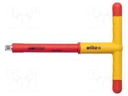 Screwdriver handle; insulated,socket spanner; Mounting: 3/8" WIHA