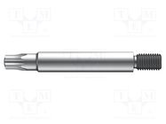 Screwdriver bit; Torx®; TX10; Overall len: 45mm; Mounting: M5 