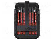 Kit: screwdriver bits; Torx®,Torx® PLUS; 1kVAC; 75mm; max.5.5Nm WIHA