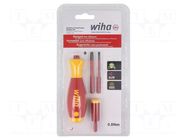 Kit: screwdrivers; torque,insulated; 1kVAC; PlusMinus PZ-type WIHA