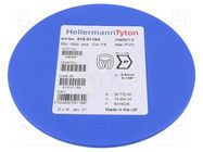Markers; Marking: P; 1÷3mm; PVC; yellow; -65÷105°C; leaded; HGDC1-3 HELLERMANNTYTON