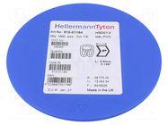 Markers; Marking: P; 1÷3mm; PVC; yellow; -65÷105°C; leaded; HGDC1-3 HELLERMANNTYTON