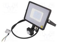 Lamp: LED flood light; 220/240VAC; 30W; neutral white; 100°; 4000K V-TAC