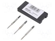 Tap; M1,7; 0.35; L: 32mm; Holder: hand; 2.1mm; 3pcs. VÖLKEL