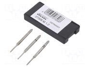 Tap; M1,2; 0.25; L: 32mm; Holder: hand; 2.1mm; 3pcs. VÖLKEL