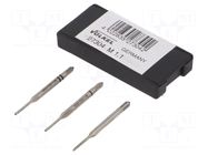 Tap; M1,1; 0.25; L: 32mm; Holder: hand; 2.1mm; 3pcs. VÖLKEL