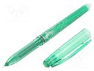 Rollerball pen; green; 0.5mm; FRIXION PILOT