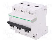 Circuit breaker; 230/400VAC; Inom: 63A; Poles: 3; Charact: C; 10kA SCHNEIDER ELECTRIC