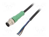 Cable: for sensors/automation; M12; PIN: 5; straight; 1.5m; plug PHOENIX CONTACT