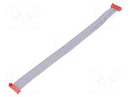 Ribbon cable with connectors; Tape ph: 1.27mm; PIN: 10; Len: 0.2m TE Connectivity