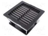 Fan: AC; axial; 230VAC; 64m3/h; 44dBA; IP55; 145x75x145mm; black WEIDMÜLLER