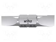 Screwdriver bit; slot; SL 5.5,SL 6.5; 10pcs; double WIHA