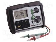 Meter: short circuit loop impedance; LCD; VAC: 50÷440V; IP54 MEGGER