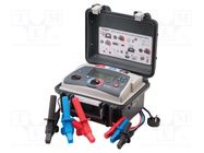 Meter: insulation resistance; LCD; VAC: 30÷660V; VDC: 30÷660V; IP65 MEGGER