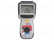Meter: insulation resistance; LCD; R range: 0.01÷1000kΩ; IP54 MEGGER