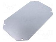 Mounting plate; steel FIBOX