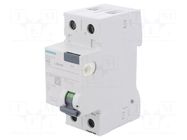 RCD breaker; Inom: 40A; Ires: 30mA; Poles: 1+N; 230/400VAC; IP20 SIEMENS