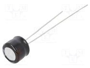 Capacitor: electrolytic; THT; 22uF; 35VDC; Ø6.3x5mm; Pitch: 2.5mm PANASONIC