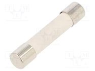 Fuse: fuse; quick blow; 16A; 250VAC; ceramic,cylindrical; 6.3x32mm CONQUER ELECTRONIC