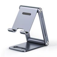 Foldable Aluminium Desk Stand for 4.7-7.2" Smartphones, Silver