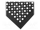 Anti fatigue mat; Width: 0.9m; L: 1.5m; rubber,nitryl; black COBA EUROPE