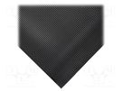 Anti fatigue mat; Width: 0.9m; L: 1.5m; foam,PolyNit,PVC; black COBA EUROPE