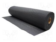 Bench mat; Width: 0.6m; L: 10m; foam,PVC; black; antislip; GripSafe COBA EUROPE