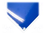 Mat: floor; contamination control; Thk: 6.5mm; blue; W: 0.6m; L: 0.8m COBA EUROPE