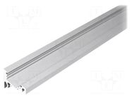 Profiles for LED modules; natural; L: 2m; CORNER10; aluminium TOPMET