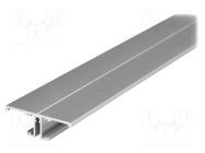 Profiles for LED modules; natural; L: 2m; BACK10; aluminium TOPMET