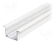 Profiles for LED modules; white; L: 2m; PHIL; aluminium; recessed 