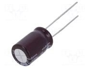 Capacitor: electrolytic; THT; 10uF; 400VDC; Ø10x16mm; Pitch: 5mm NICHICON