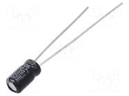 Capacitor: electrolytic; THT; 1.5uF; 50VDC; Ø4x7mm; Pitch: 1.5mm PANASONIC