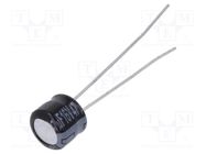 Capacitor: electrolytic; THT; 47uF; 16VDC; Ø6.3x5mm; Pitch: 2.5mm PANASONIC