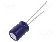Capacitor: electrolytic; THT; 100uF; 50VDC; Ø8x11.5mm; Pitch: 3.5mm PANASONIC