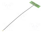 Antenna; Bluetooth,WiFi,ZigBee; 2.1dBi,2.6dBi,3dBi,3.3dBi; U.FL MOLEX