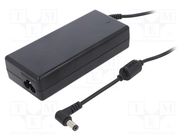 Power supply: switched-mode; 15VDC; 5A; Out: 6,3/3,0; 75W; desktop AKYGA