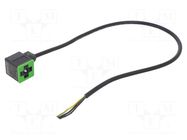 Connection lead; plug; Type: A; PIN: 3; Contacts ph: 18mm; female MURRELEKTRONIK