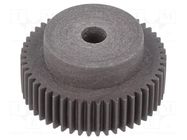 Spur gear; whell width: 25mm; Ø: 46mm; Number of teeth: 44; ZCL ELESA+GANTER