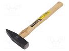 Hammer; 400g; 25mm; carbon steel; wood (ash) STANLEY