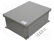 Enclosure: multipurpose; X: 313mm; Y: 407mm; Z: 157mm; S-8000; grey MOLEX